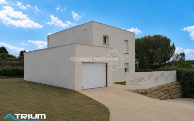 
CIVRIEUX ? Maison contemporaine neuve T6 de 135,40 m² avec garage et jardin
